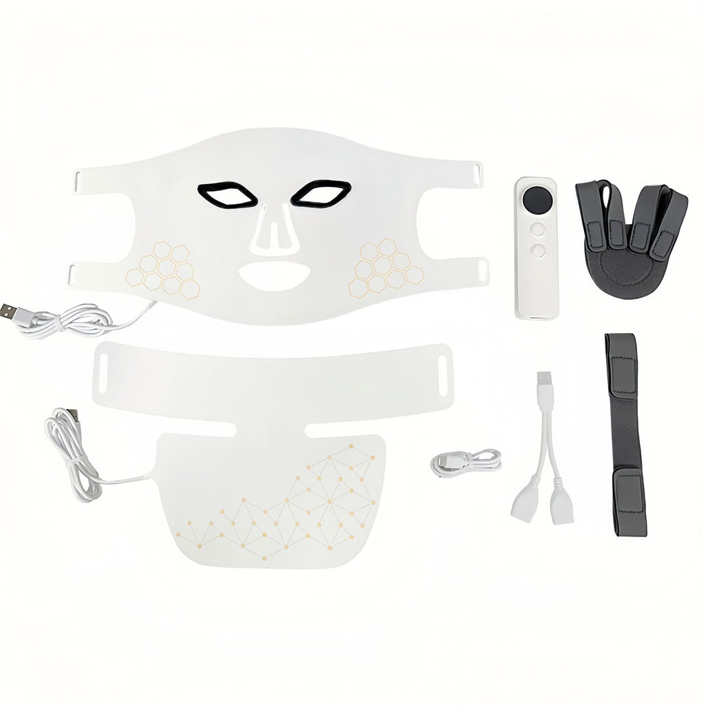 Reliva LED Gesichtsmaske — Infrarot-Lichttherapie für straffe, strahlende Haut
